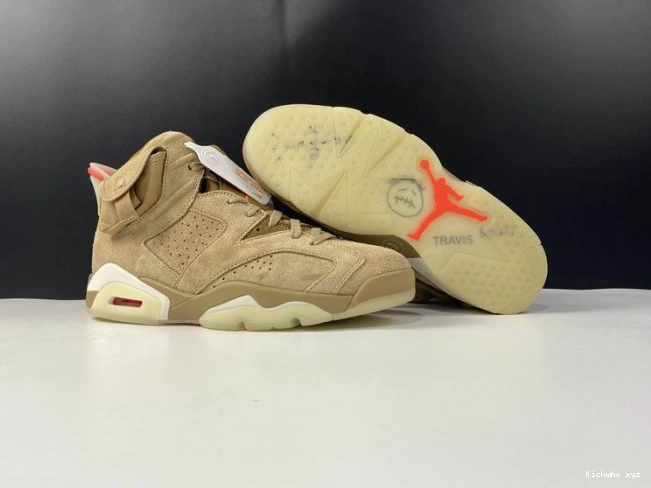 British Scott Retro Jordan DH0690-200 6 Air Khaki Travis 0726